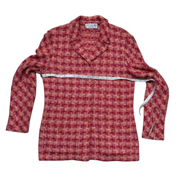 St John’s Collection Multicolored Pink Jacket/Blazer Textured Missing size Read - Picture 11 of 15